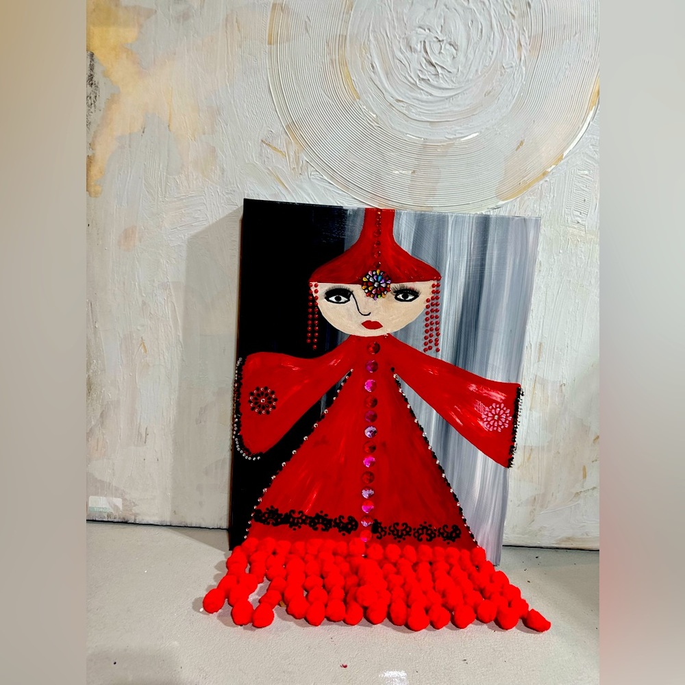 ORIGINAL  NEW! 16x20 Acrylic hand painted by Doka Art. “